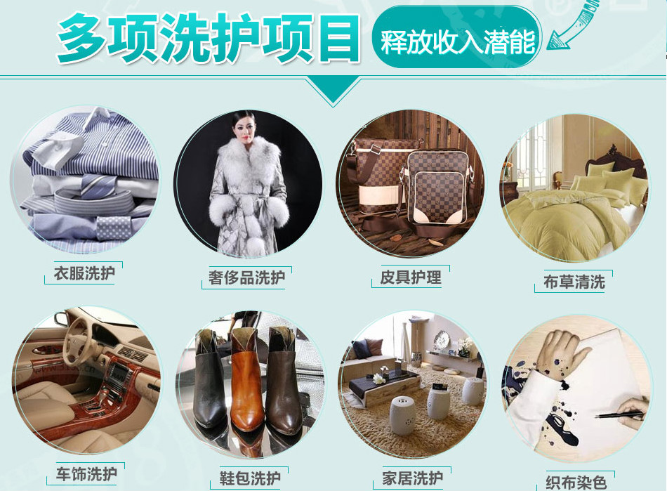 康潔干洗店開展業(yè)務(wù)范圍